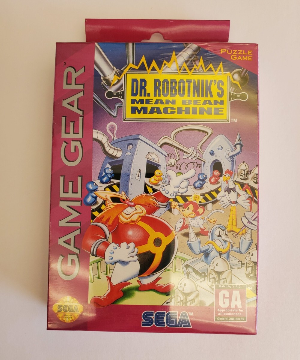 Jeu Dr. Robotnik's Mean Bean Machine Pour Sega Game Gear - Version PAL, Très Bon état