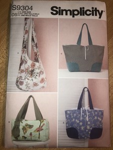 simplicity hobo bolsa pattern