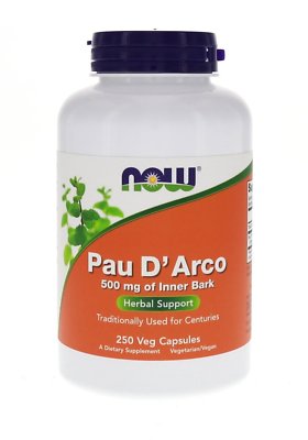 NOW FOODS, PAU D'ARCO 500mg 250 Veg. Kapseln SUPER PREIS