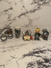 Overwatch Backpack Hanger Clip Keychain Figures Blizzard Lot Of 3 + 2 Funko