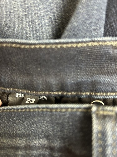 Hudson Jeans Size 23 Barbara High Waist Skinny Blue Cotton Blend British - Picture 5 of 9