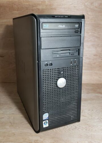 Dell Optiplex 755 Tower, Core 2 Duo E4600 @ 2.4GHz, 4GB, 500GB HDD, Win7P - Picture 1 of 7