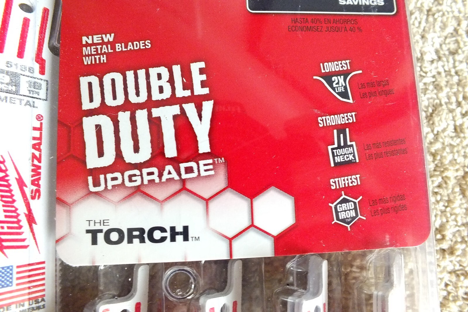 MILWAUKEE SAWZALL 16 PIECE METAL CUTTING BIMETAL CUTTING BLADE SET 49