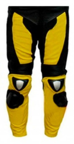 Yamaha Yellow Motorbike Leather Pant 