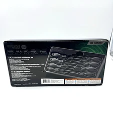 Carlyle Tools 8 Pc Combination Screwdriver Set SDS8B0 Black OPS w/ Case NAPA Car