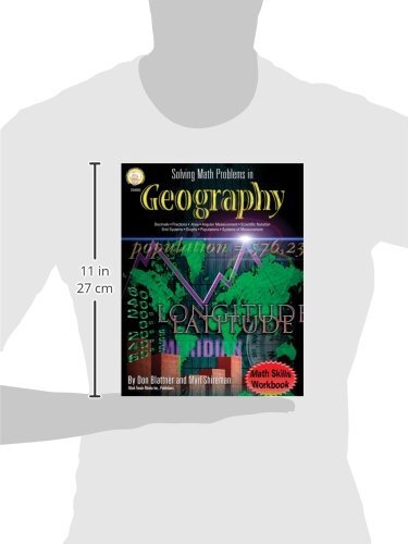 Solving Math Problems in Geography (Math Skills Workbook for Grades 5-8+) (USED) - Picture 2 of 2