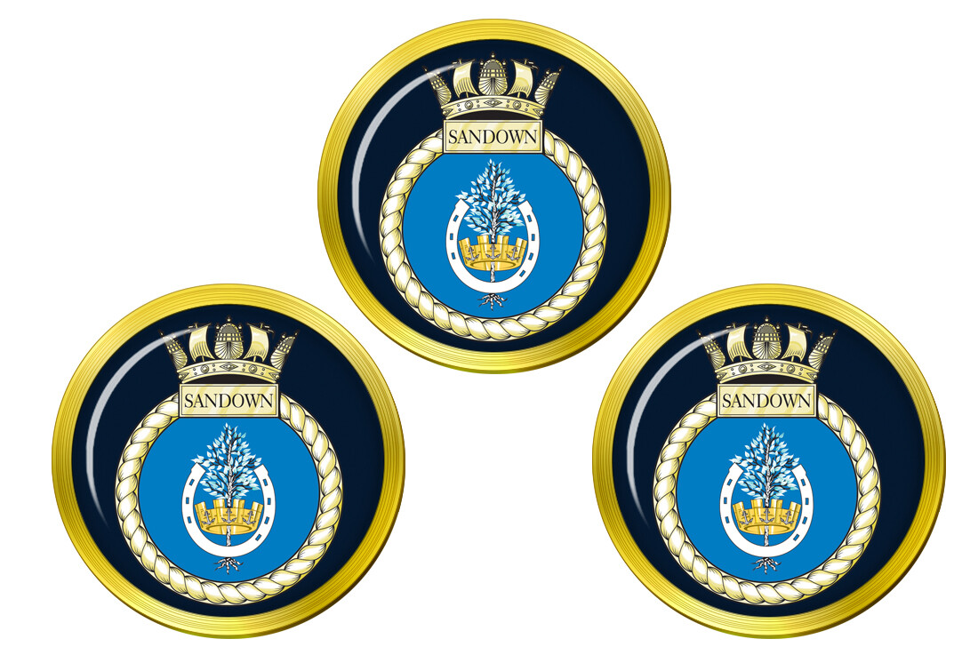HMS Sandown, Royal Navy Golf Ball Markers