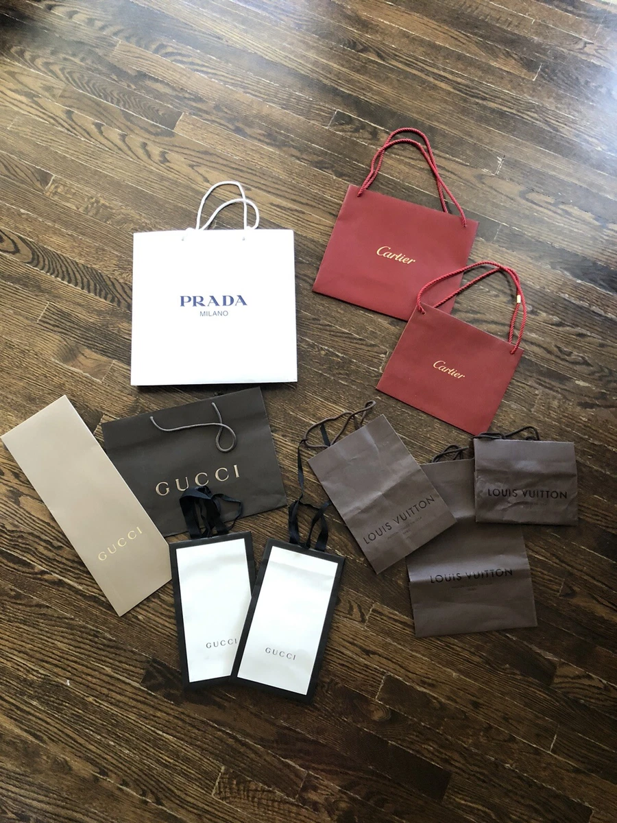 Designer paper shopping bag 10 (Gucci, Cartier, Louis Vuitton, Prada)