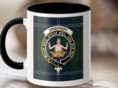 Urquhart Clan Scottish Tartan Crest Mug