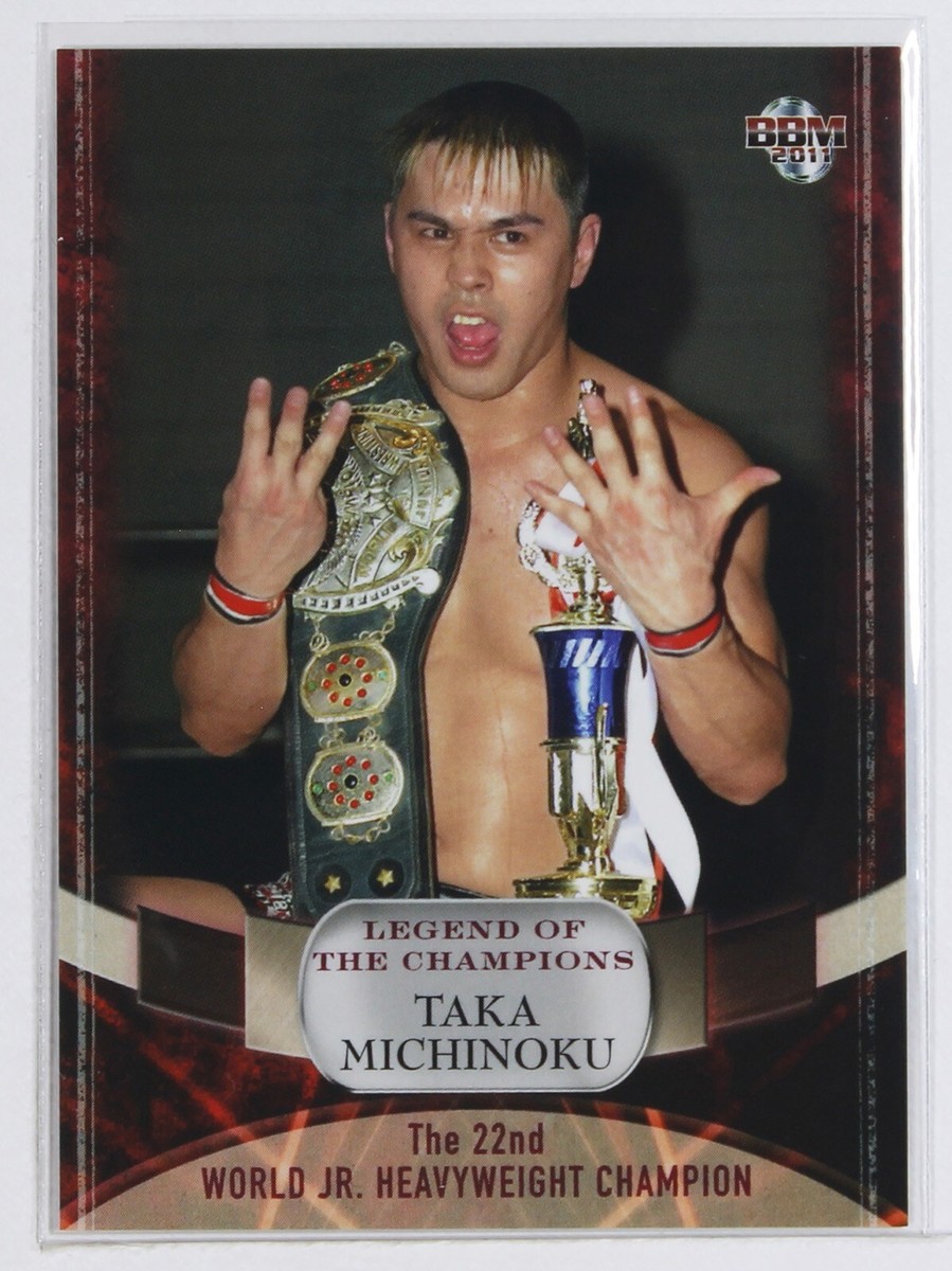 TAKA MICHINOKU - 2011 BBM Pro-Wrestling Trading Card | eBay
