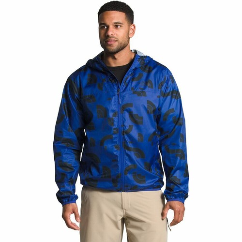 Printed Cyclone Hoodie Blue 