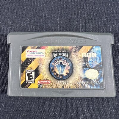Nintendo Gameboy Advance GBA Game - Robot Wars Advance Destruction