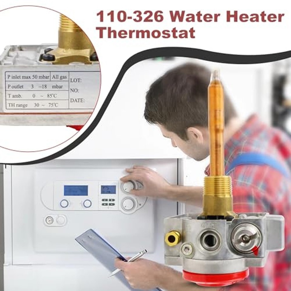 Natural Gas Valve for Water Heater Domestic Replacement Easy