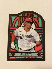 2021 Topps Gallery Juan Soto Gallery Of Heroes Stained Glass GOH-3 Mint Card****