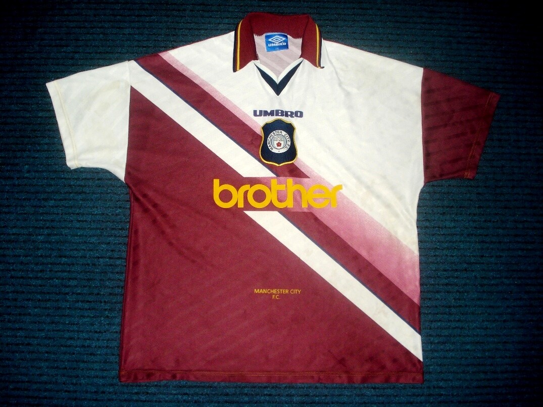 96-97 Umbro Manchester City away shirt】