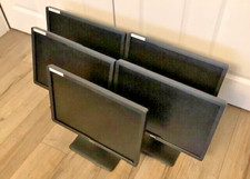 Monitors 19in DVI VGA Ports Mixed Brands As Detailed - JOB LOT OF FIVE