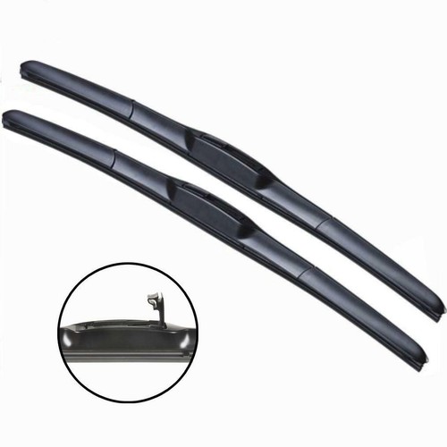 Wiper Blades Hybrid Aero For Suzuki Celerio HATCH 2014-2017 FRONT PAIR - Picture 2 of 5