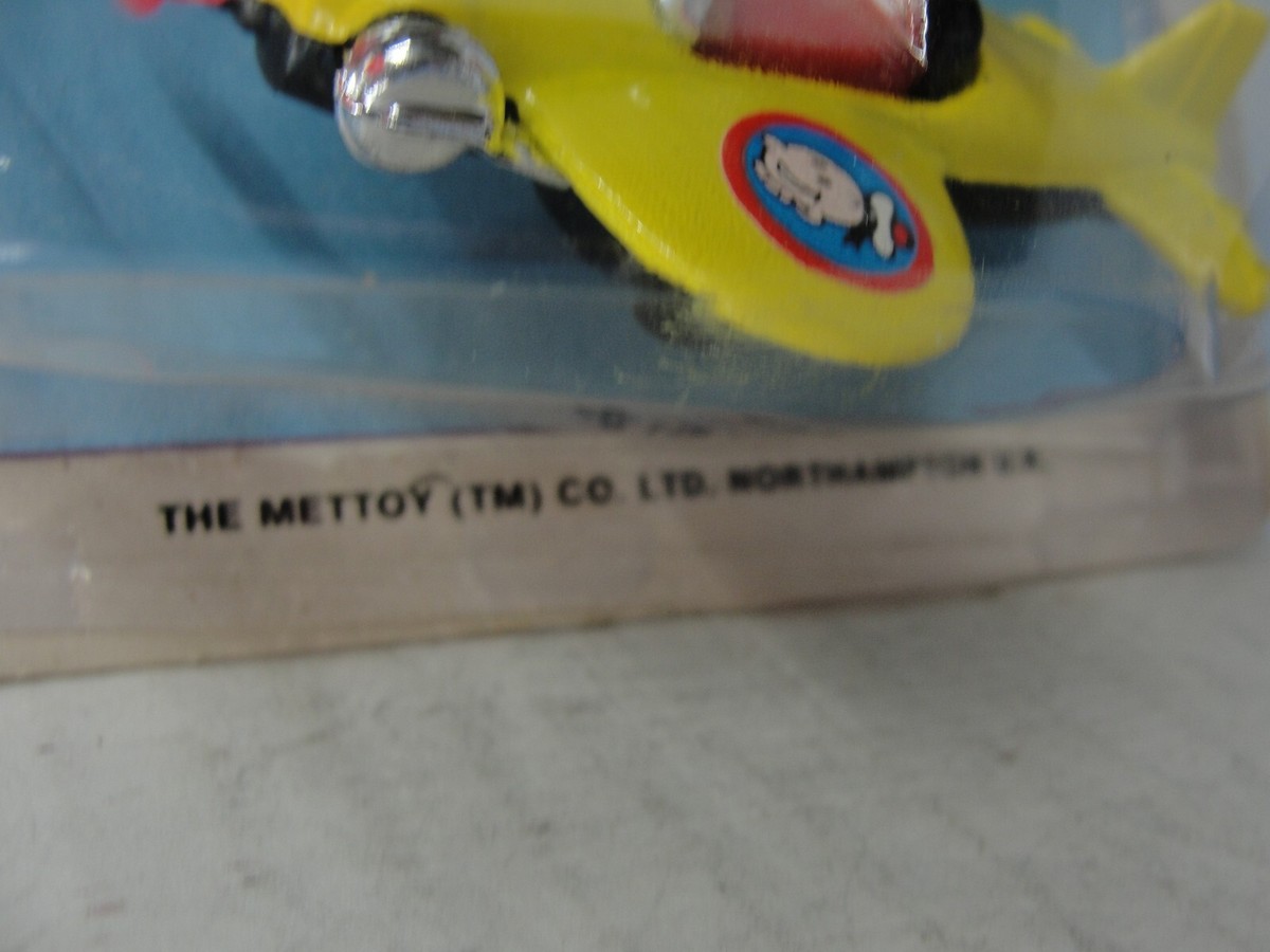 Vintage 1980 Corgi Popeye Olive Oil in Airplane Die Cast Toy Corgi