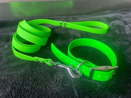 Dog Collar Collars Handmade PVC Working Dog Kennel Waterproof - Picture 11 of 34