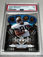 2010 Panini Crown Royale Blue /100 Jimmy Graham #150 Rookie RC PSA 7 Near Mint