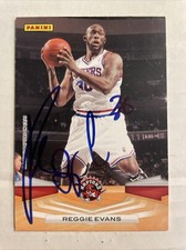 2009 Panini Reggie Evans Autographed Card Toronto Raptors #48 CB1636