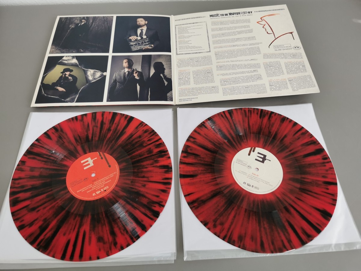 EMINEM SLIM SHADY lim. red black splatter Vinyl LP Music To