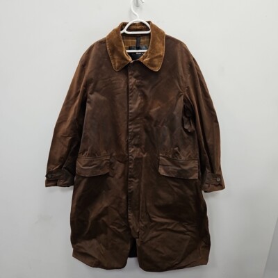 Barbour Vintage A680 Original Wax Waterproof 3/4 Long Country Coat  