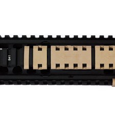 TAN/FDE Pack of 20 Pieces 1 2 5 Slots Picatinny Weaver Rail Cover Keymod Square