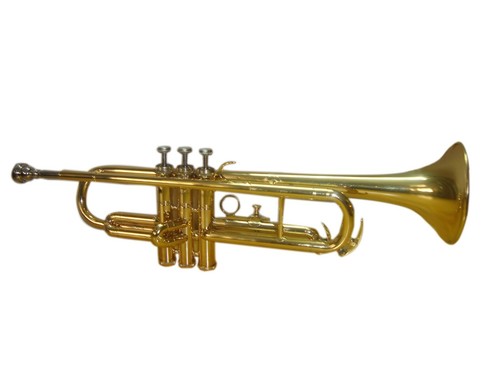TROMPETA CYBER MONDAY TROMPETA NUEVO LATÓN ACABADO Bb LLAVES TROMPETA LATÓN NATURAL  - Imagen 2 de 2