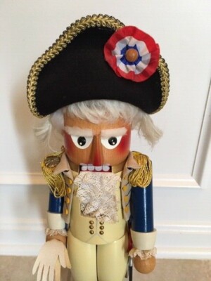STEINBACH NUTCRACKER-GEORGE WASHINGTON-SIGNED BY CHRISTIAN