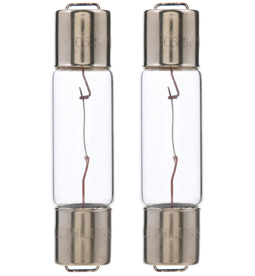 Philips LongerLife 211-2 12,42 W Dos Bombillas Interior Domo Luz Reemplazar Plug Play Foto 3 de 4