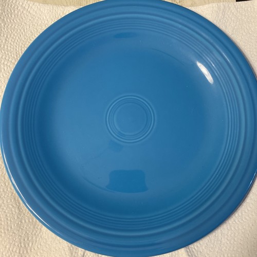 Fiesta Dinner Plate Peacock 10 1/2" Retired Fiestaware Homer Laughlin