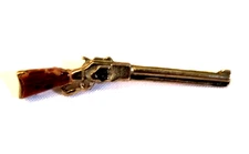 VTG Rifle Bobby Pin Hair Clip Cowboy Gun Range Costume Jewelry Rodeo Shooter