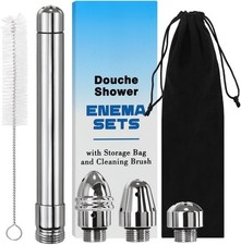 Shower Cleaner Enema Douche System, Handheld Anal Douche Attachments Kits, Rinse