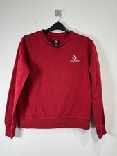 Converse Pullover Damen Größe L rot gestick...