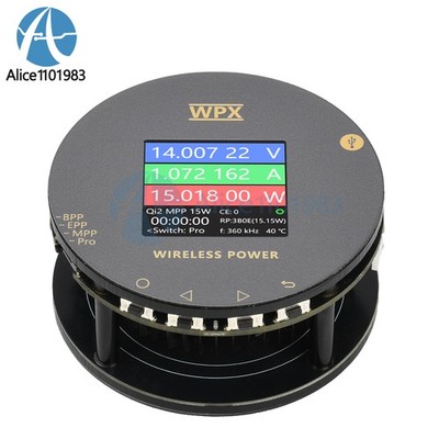 1.54'' LCD Magnetic Wireless Charge Tester Volt Current Power Meter Fast Charging