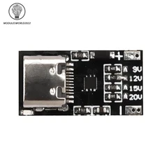 PD/QC Decoy Board Trigger 9V12V15V20V Adjustable Voltage Power Module Type-C