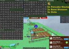 Grow A Garden Acc 5 PanCake Stack +3 Bone Blossom +Seeds +Pets +Gears +3 Slots