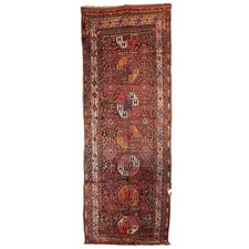 Tappeto Kazak Antico Lana Nodo Grosso Turchia 380 x 140 cm Originale