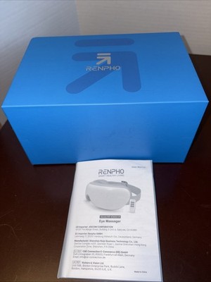 RENPHO Model RF-EM001R Eye Massager with Heat, Music & Bluetooth Open Box
