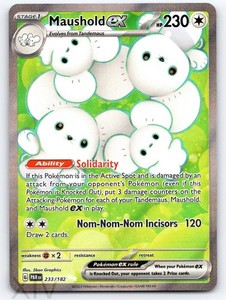Maushold ex 233/182 Paradox Rift Ultra Rare Holo