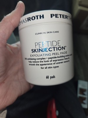 Peter Thomas Roth Peptide Skinjection Exfoliating Peel Pads 60 Pads - New/Sealed
