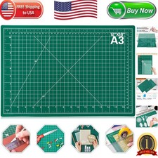 Double-Sided 12x18 Cutting Mat - Perfect for Quilting  Scrapbooking