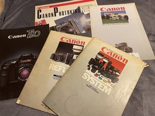 Sammlung Canon Prospekt T90 T70 T50 AE-1 Programm Katalog Kamera Foto Broschüre