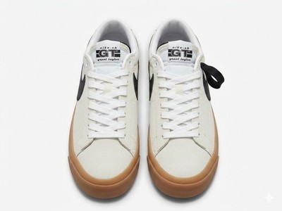 Nike SB Zoom Blazer Low Pro GT White Skateboarding Shoes US Size 8