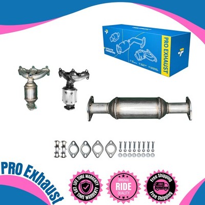 Front Left&Right Manifold+RearCat SetFor 2005-2008 Tucson|2005-2010 Sportage FWD