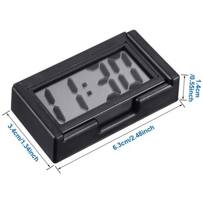 Mini Digital Clock for Car Dashboard & Fridge