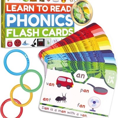 Phonics Flash-Karten Bildungs karten für Kinder Bild Kognitive Karten