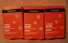 3 Neutrogena Stubborn Acne Ultra Thin Blemish Patches Hydrocolloid 24ct N01 