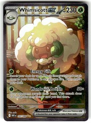 Whimsicott ex 165/086 Scarlet & Violet: White Flare Special Illustration Rare